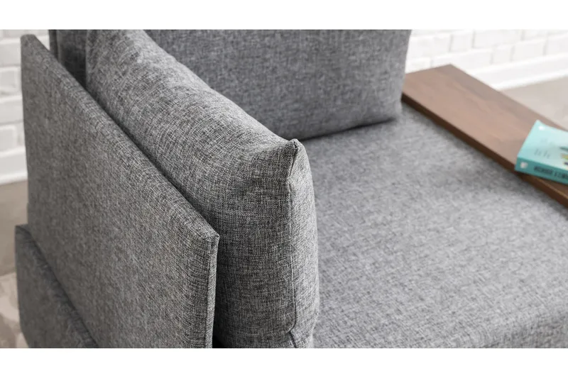 Algeria Sjeselonglenestol - Grå - Møbler - Stoler & lenestoler - Lenestoler - Sjeselonglenestol & divanlenestol