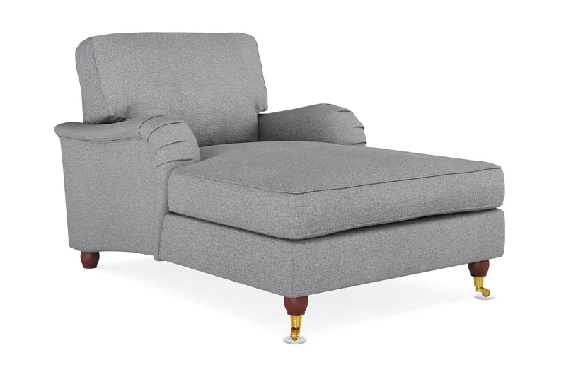 Howard Lyx Sjeselonglenestol - Grå - Møbler - Stoler & lenestoler - Lenestoler - Sjeselonglenestol & divanlenestol