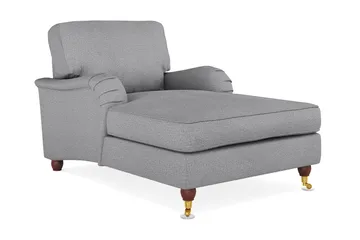 Howard Lyx Sjeselonglenestol - Grå - Møbler - Stoler & lenestoler - Lenestoler - Sjeselonglenestol & divanlenestol