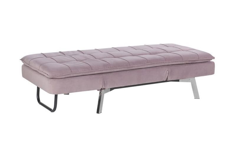 Karyne Sjeselong Fløyel - Rosa - Møbler - Stoler & lenestoler - Lenestoler - Sjeselonglenestol & divanlenestol