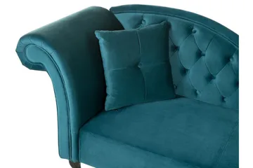 Lattes 2-seter Venstrevendt Rett Daybed i Stoff - Blå - Møbler - Sofaer - Dagsenger
