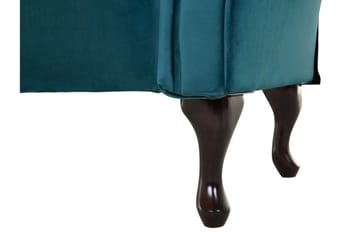 Lattes 2-seter Venstrevendt Rett Daybed i Stoff - Blå - Møbler - Sofaer - Dagsenger