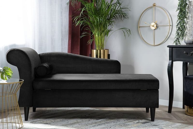 Luiro Sjeselong - Svart - Møbler - Stoler & lenestoler - Lenestoler - Sjeselonglenestol & divanlenestol