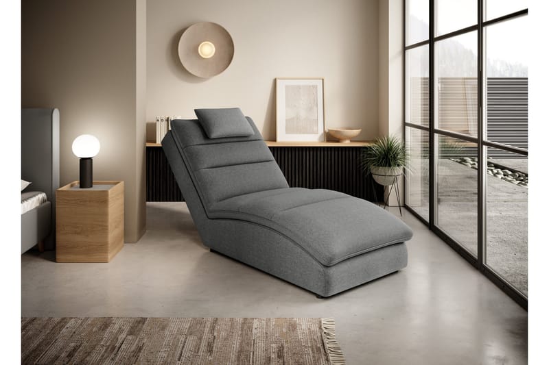 Masaji Sjeselonglenestol - Grå - Møbler - Stoler & lenestoler - Lenestoler - Sjeselonglenestol & divanlenestol