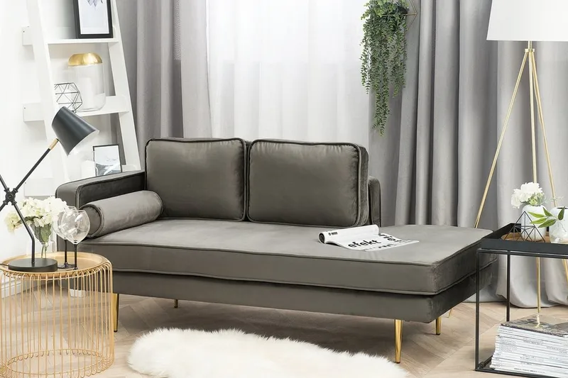 Miramas Sjeselong - Grå - Møbler - Stoler & lenestoler - Lenestoler - Sjeselonglenestol & divanlenestol