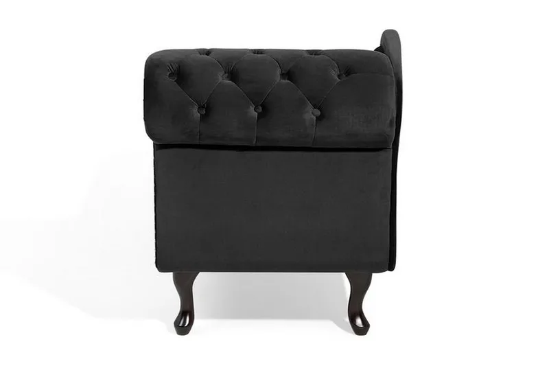 Nimes Sjeselong - Svart - Møbler - Stoler & lenestoler - Lenestoler - Sjeselonglenestol & divanlenestol