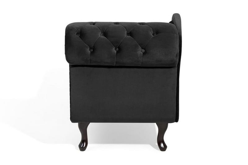 Nimes Sjeselong - Svart - Møbler - Stoler & lenestoler - Lenestoler - Sjeselonglenestol & divanlenestol