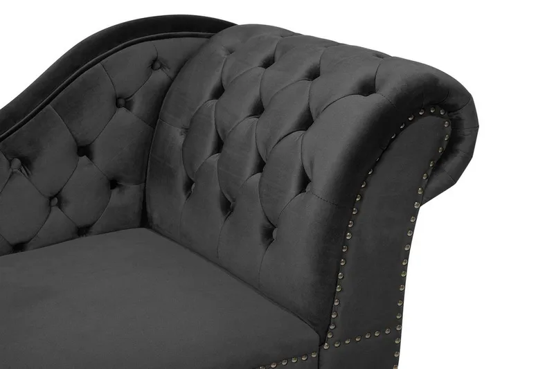 Nimes Sjeselong - Svart - Møbler - Stoler & lenestoler - Lenestoler - Sjeselonglenestol & divanlenestol