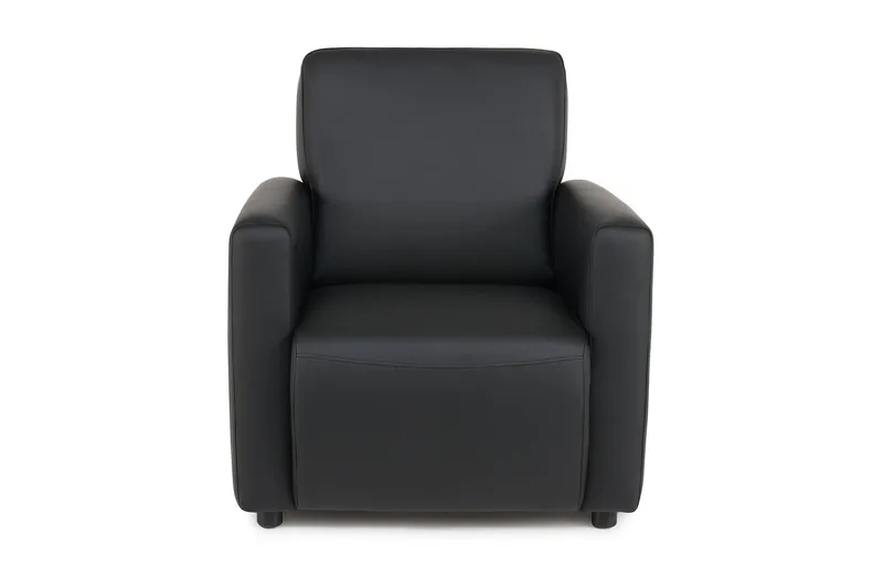 Charles Stol - Svart PU - Møbler - Stoler & lenestoler - Lenestoler - Lenestol skinn