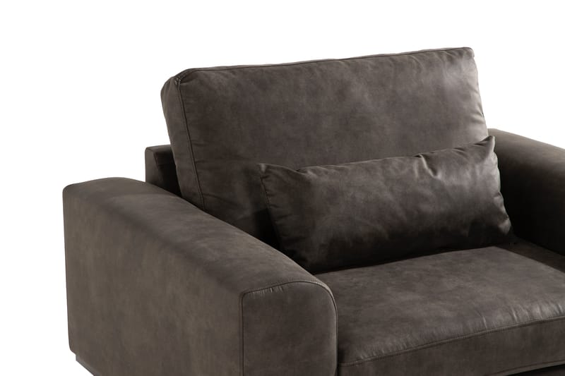 Copenhagen Lenestol - Mørkegrå - Møbler - Stoler & lenestoler - Lenestoler - Lenestol skinn