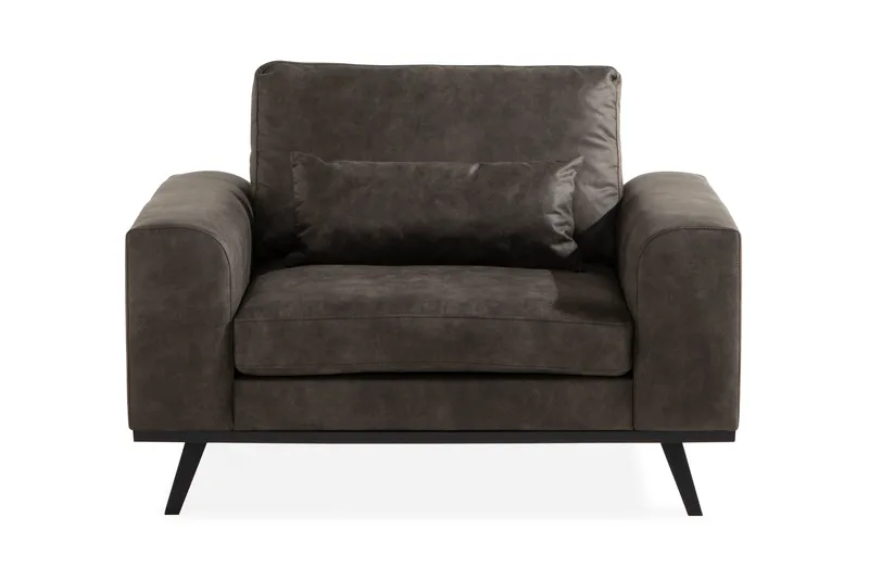 Copenhagen Lenestol - Mørkegrå - Møbler - Stoler & lenestoler - Lenestoler - Lenestol skinn