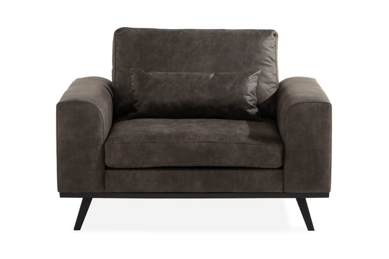 Copenhagen Lenestol - Mørkegrå - Møbler - Stoler & lenestoler - Lenestoler - Lenestol skinn