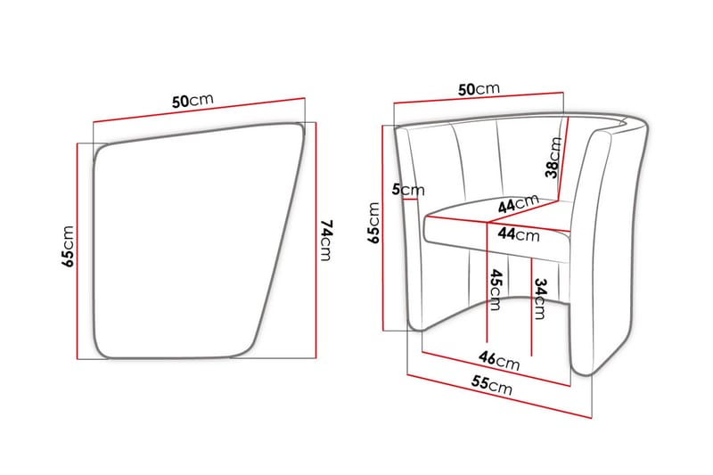 Lenestol Kubeek CUBA - Møbler - Stoler & lenestoler - Lenestoler