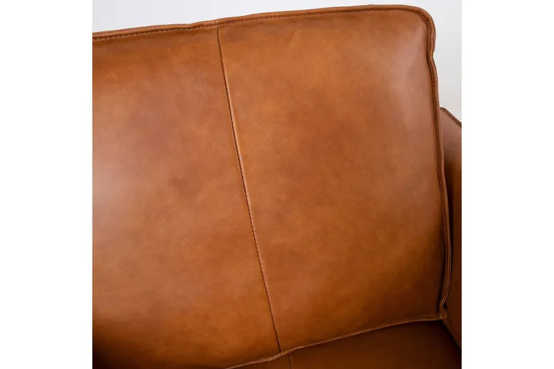 Leo Lenestol Lysebrun - Møbler - Stoler & lenestoler - Lenestoler - Lenestol skinn