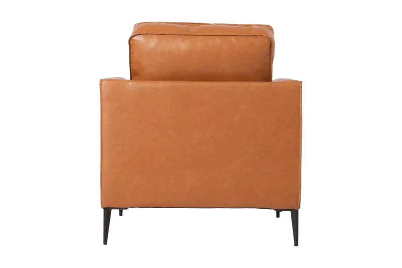 Leo Lenestol Lysebrun - Møbler - Stoler & lenestoler - Lenestoler - Lenestol skinn