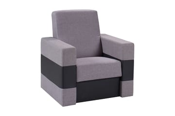 Lux Lenestol 82x82x90 cm - Møbler - Stoler & lenestoler - Lenestoler - Lenestol skinn