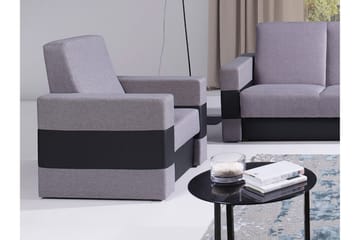 Lux Lenestol 82x82x90 cm - Møbler - Stoler & lenestoler - Lenestoler - Lenestol skinn