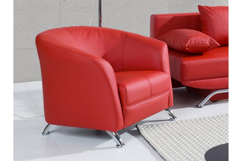 Olier Lenestol 86x77x68 cm - Møbler - Stoler & lenestoler - Lenestoler - Lenestol skinn