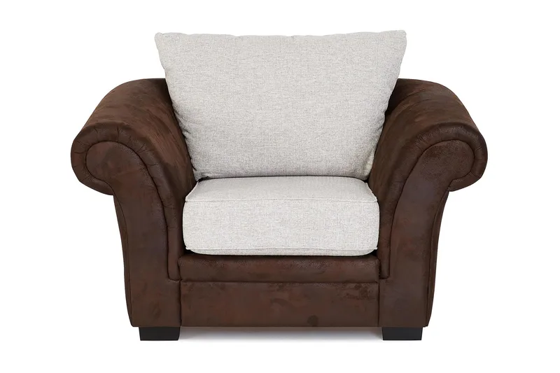 Toronto Lenestol - Brun/Beige - Møbler - Stoler & lenestoler - Lenestoler - Lenestol skinn