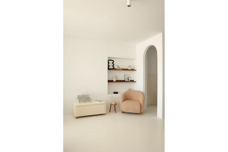 Slon Öronlappsfåtölj - Beige - Møbler - Stoler & lenestoler - Lenestoler - Ørelappstol