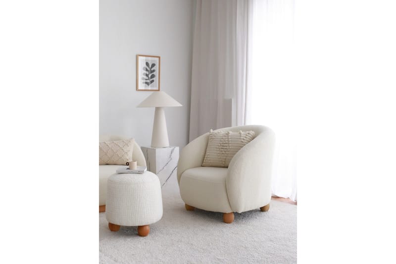 Slon Teddy Lenestol, Hvit