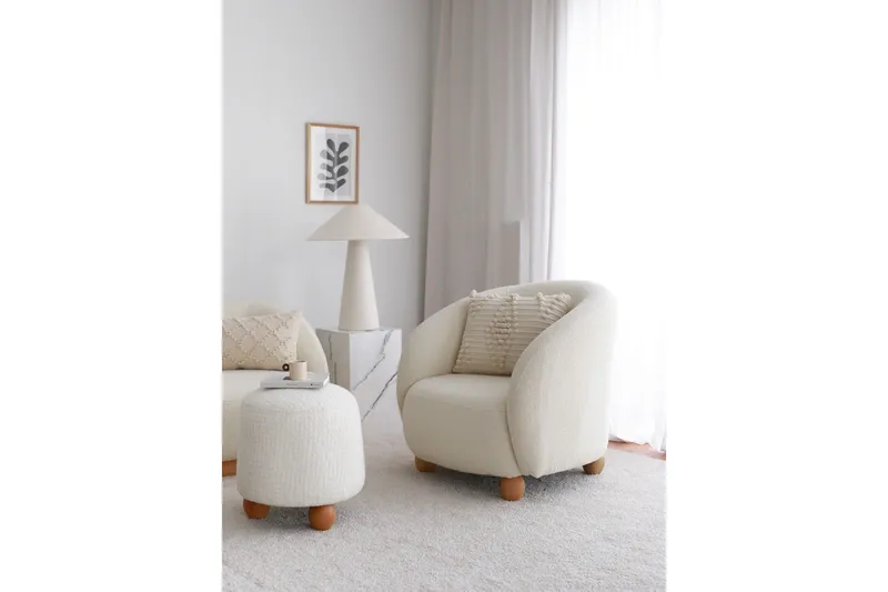 Slon Teddy Lenestol, Hvit