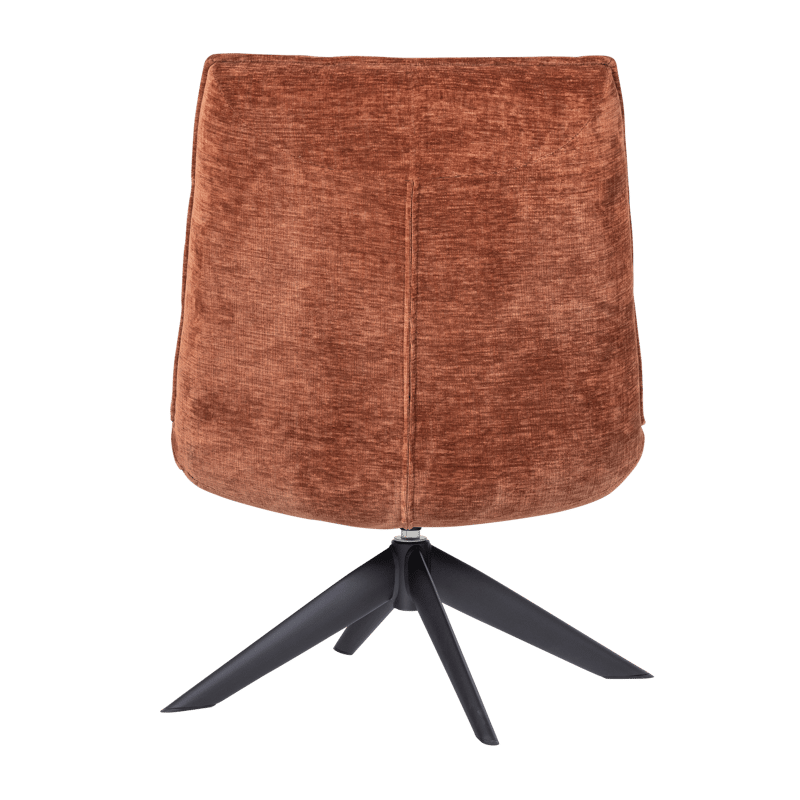 Snurrestol Jouke - Rustbrun - Møbler - Stoler & lenestoler - Lenestoler