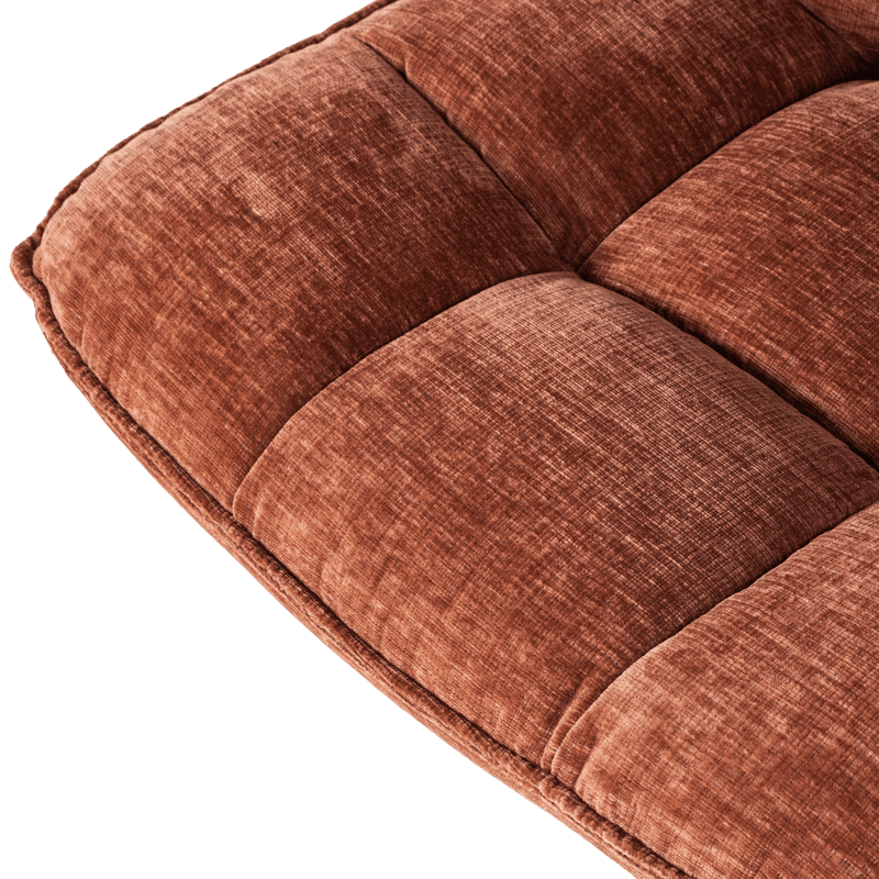 Snurrestol Jouke - Rustbrun - Møbler - Stoler & lenestoler - Lenestoler