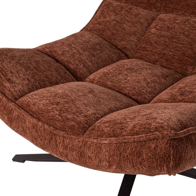 Snurrestol Maudi - Brun - Møbler - Stoler & lenestoler - Lenestoler - Lenestoler uten armlene