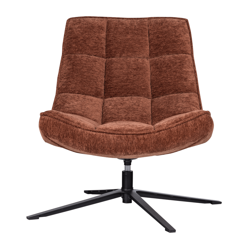 Snurrestol Maudi - Brun - Møbler - Stoler & lenestoler - Lenestoler - Lenestoler uten armlene