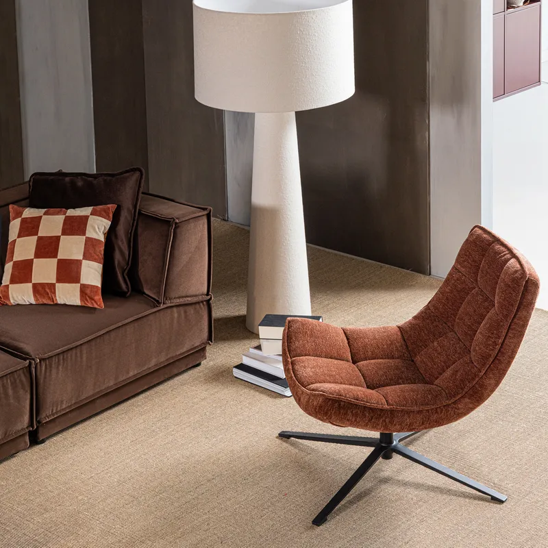 Snurrestol Maudi - Brun - Møbler - Stoler & lenestoler - Lenestoler - Lenestoler uten armlene