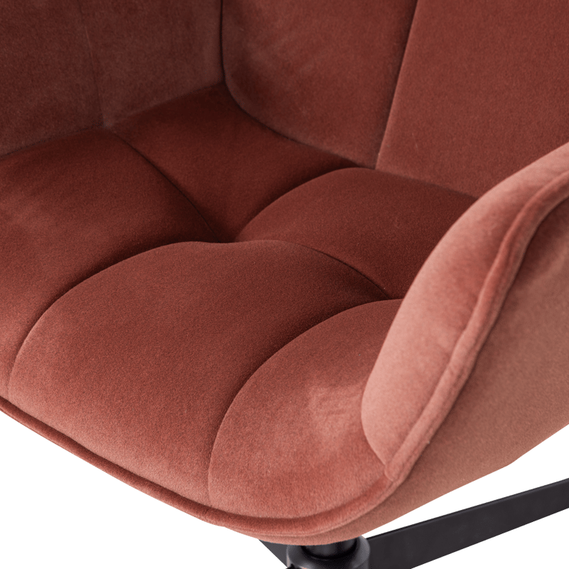 Snurrestol Wibo - Vinrød - Møbler - Stoler & lenestoler - Lenestoler