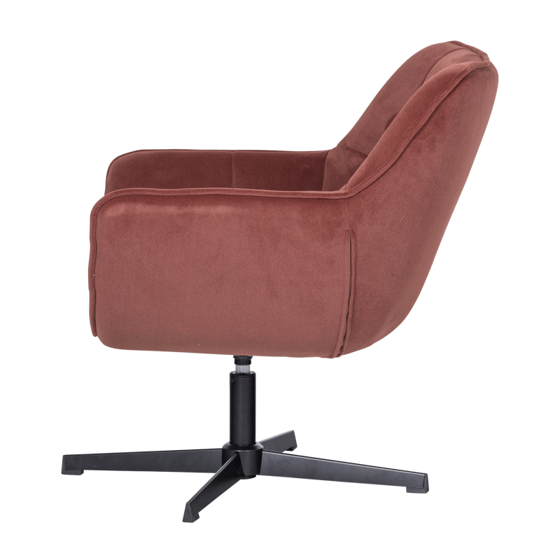 Snurrestol Wibo - Vinrød - Møbler - Stoler & lenestoler - Lenestoler