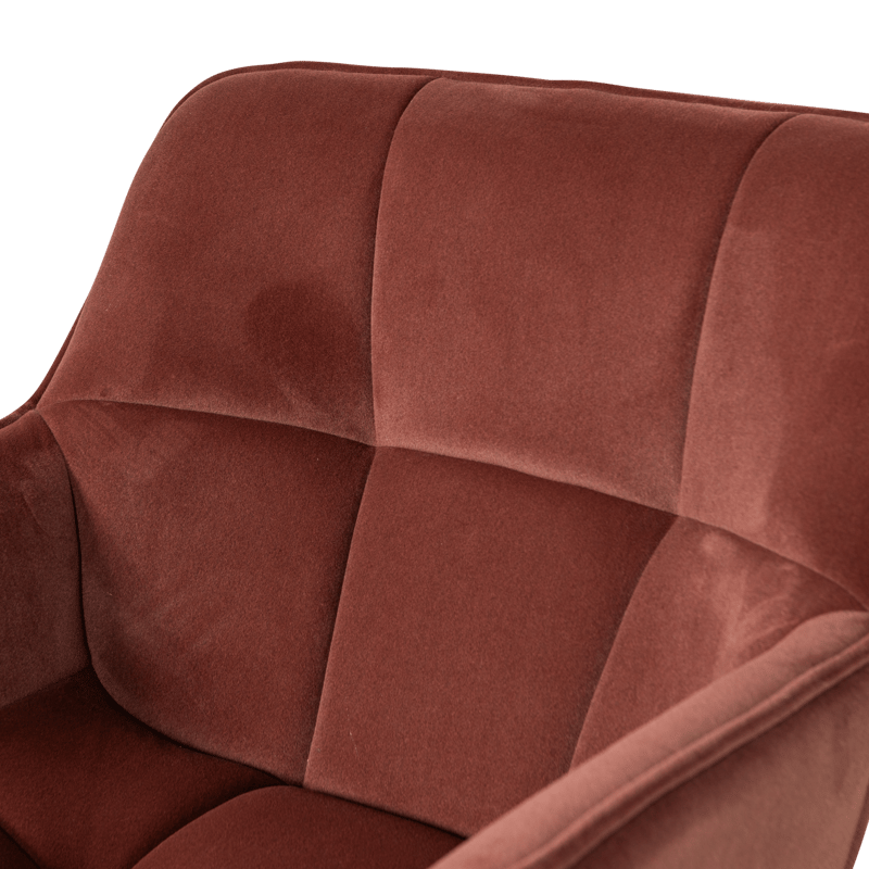 Snurrestol Wibo - Vinrød - Møbler - Stoler & lenestoler - Lenestoler