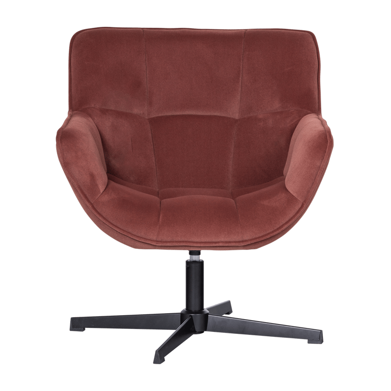 Snurrestol Wibo - Vinrød - Møbler - Stoler & lenestoler - Lenestoler