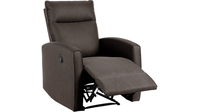 Solvane reclinerlenestol i stoff - Gråbrun - Møbler - Stoler & lenestoler - Lenestoler - Recliner & kinostol