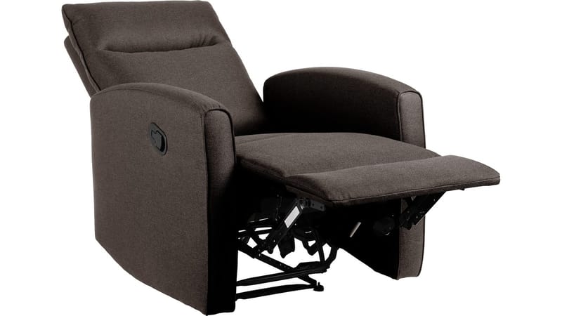 Solvane reclinerlenestol i stoff - Gråbrun - Møbler - Stoler & lenestoler - Lenestoler - Recliner & kinostol