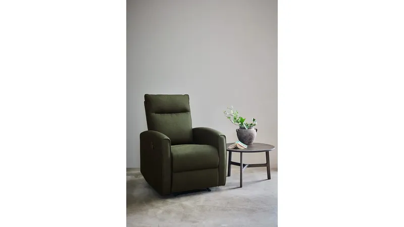 Solvane reclinerlenestol i stoff - Grønn - Møbler - Stoler & lenestoler - Lenestoler - Recliner & kinostol