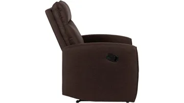 Solvane reclinerlenestol i stoff - Sjokoladebrun - Møbler - Stoler & lenestoler - Lenestoler - Recliner & kinostol