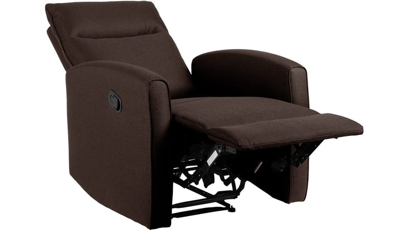 Solvane reclinerlenestol i stoff - Sjokoladebrun - Møbler - Stoler & lenestoler - Lenestoler - Recliner & kinostol
