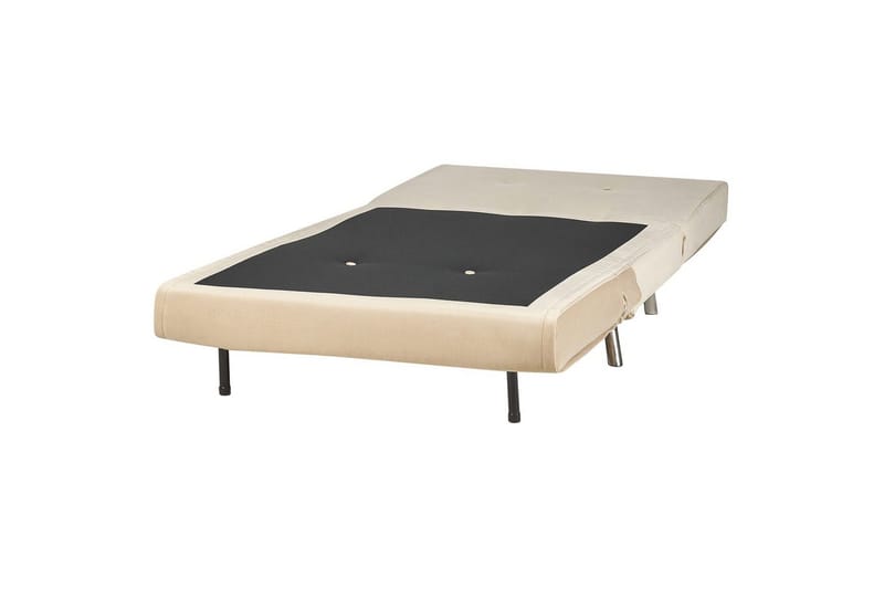 Sovesofa Farris - Beige, Sølv - Møbler - Stoler & lenestoler - Lenestoler - Sovestol