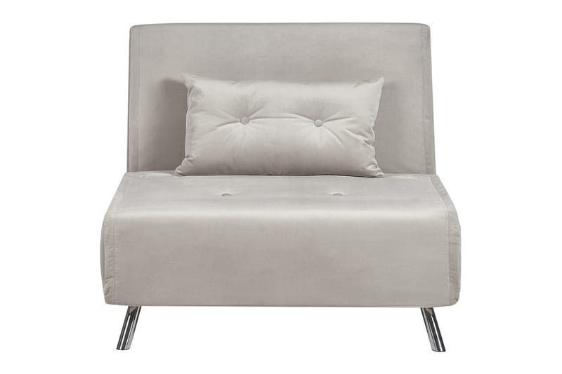 Sovesofa Farris, Grå, sølv