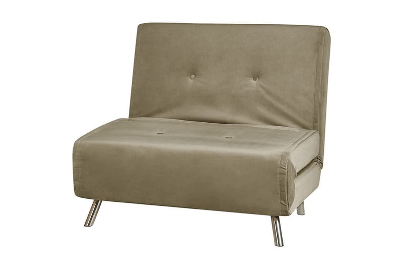 Sovesofa Farris - Grønn/Sølv - Møbler - Stoler & lenestoler - Lenestoler - Sovestol