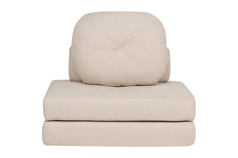 Sovesofa Olden, Beige/Polyester, 81x182 cm