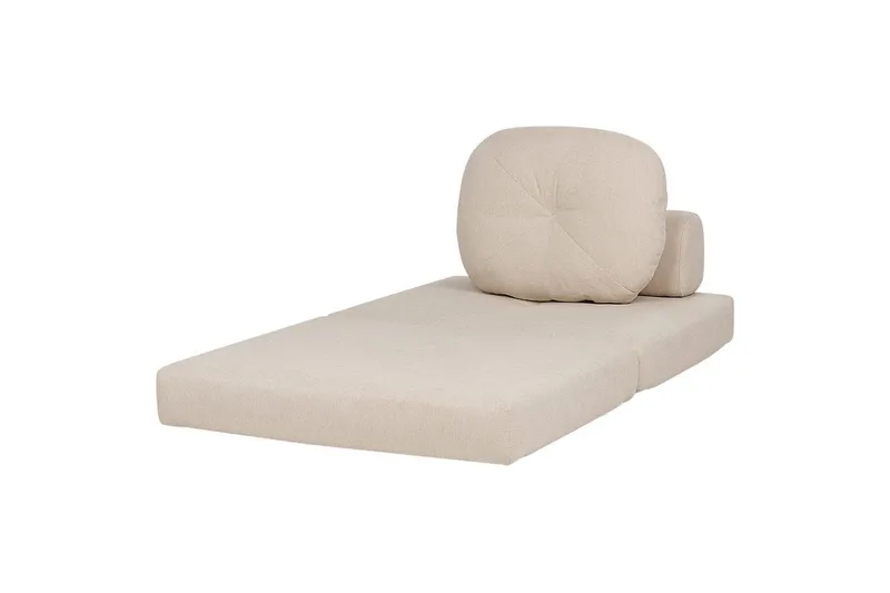 Sovesofa Olden - Beige/Polyester, 81x182 cm - Møbler - Stoler & lenestoler - Lenestoler - Sovestol