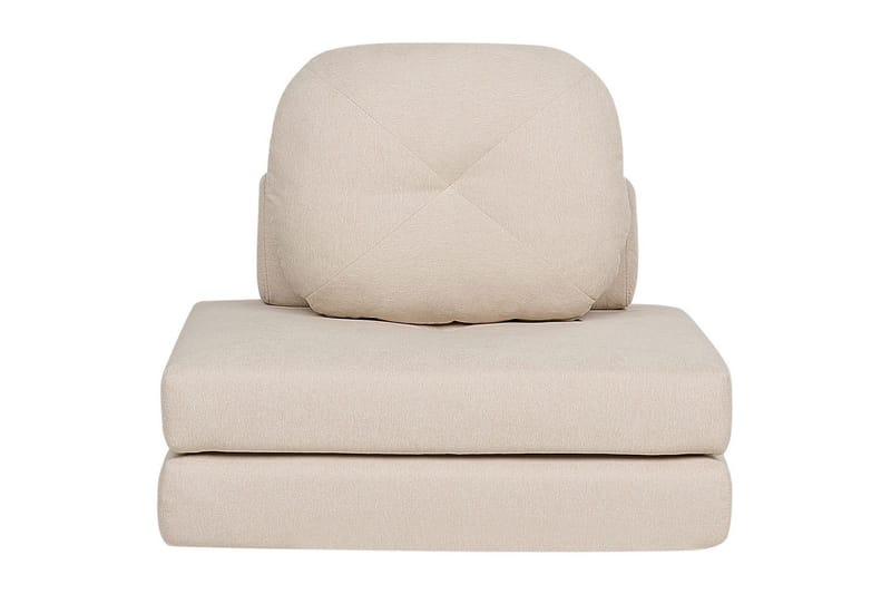 Sovesofa Olden - Beige/Polyester, 81x182 cm - Møbler - Stoler & lenestoler - Lenestoler - Sovestol