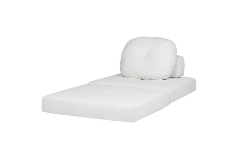 Sovesofa Olden - Hvit/Manchesterstoff, 81x182 cm - Møbler - Stoler & lenestoler - Lenestoler - Sovestol