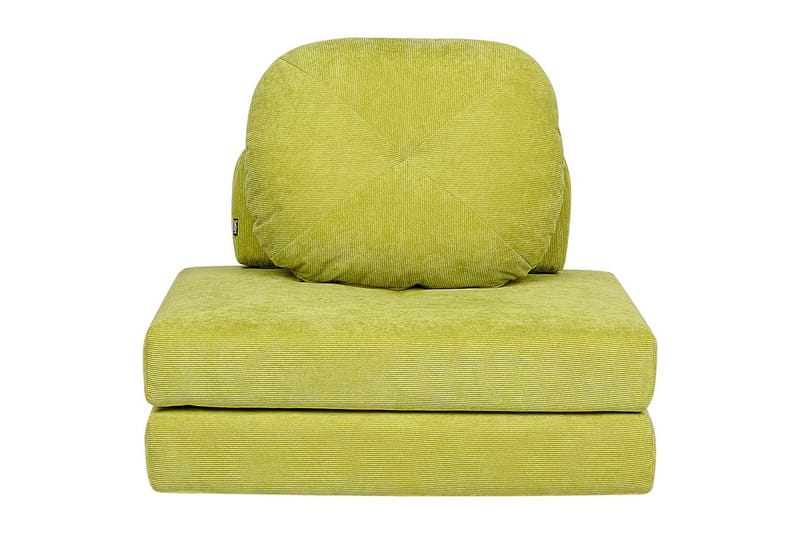 Sovesofa Olden - Lysegrønn/Manchesterstoff, 81x182 cm - Møbler - Stoler & lenestoler - Lenestoler - Sovestol