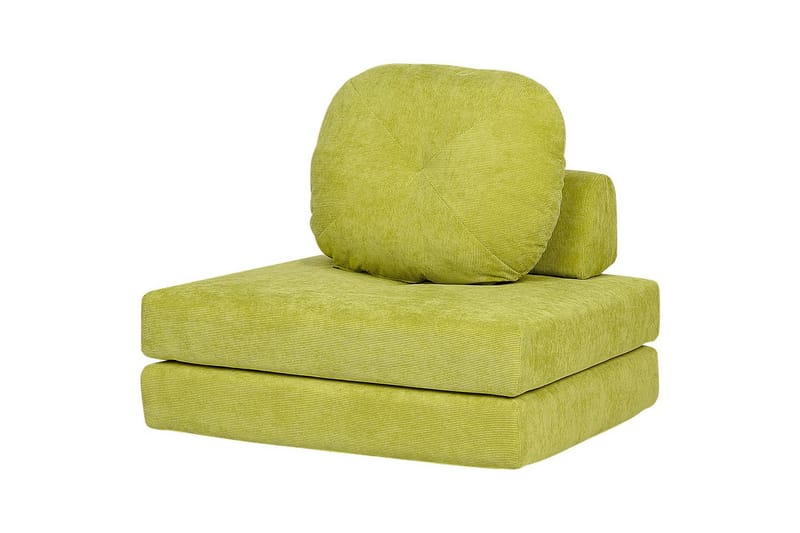 Sovesofa Olden - Lysegrønn/Manchesterstoff, 81x182 cm - Møbler - Stoler & lenestoler - Lenestoler - Sovestol