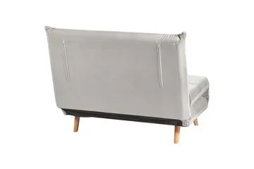 Sovesofa Setten - Grå, lyst tre - Møbler - Stoler & lenestoler - Lenestoler - Sovestol